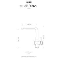 Kuhinjska armatura Schock EPOS 540127 Magma