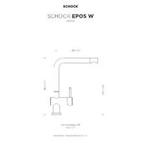 Kuhinjska armatura Schock EPOS W 540005 Puro