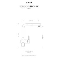 Kuhinjska armatura Schock EPOS W 540125 Puro
