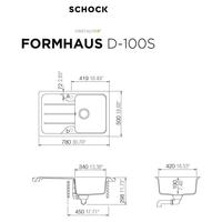 Pomivalno korito SCHOCK Formhaus D-100S Nero