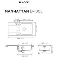 Pomivalno korito SCHOCK Manhattan D-100L Nero