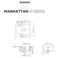 Pomivalno korito SCHOCK Manhattan D-100XS Nero