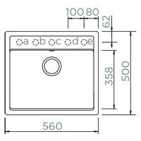 Pomivalno korito SCHOCK Mono N-100 FB Silverstone