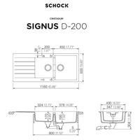 Pomivalno korito SCHOCK Signus D-200 Bronze