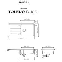 Pomivalno korito SCHOCK Toledo D-100L Stone