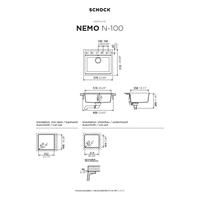 Pomivalno korito SCHOCK Nemo N-100 Nero
