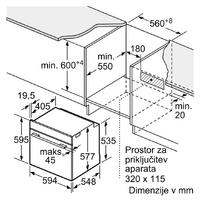 Vgradna pečica Bosch HBG7741B1