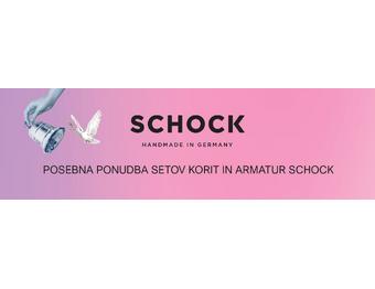 Posebna ponudba setov korit in armatur Schock