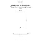 Deska za rezanje SCHOCK Fibre-Rock 629184