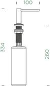 Dozirnik za milo SCHOCK SAMO L 629174 S