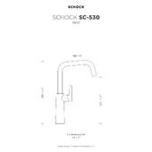 Kuhinjska armatura  Schock SC-530 556000 Nero