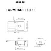 Pomivalno korito SCHOCK Formhaus D-100 Croma