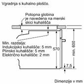 Vgradna pečica Bosch HBA534BW3