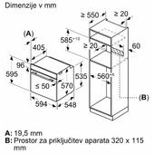 Vgradna pečica Bosch HBA534BW3