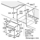 Vgradna pečica Bosch HBG7741B1